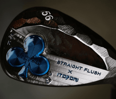 Itobori Trump Design Black Chrome Wedge Head