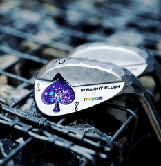 Itobori Trump Design Snow Chrome Spade Wedge Head