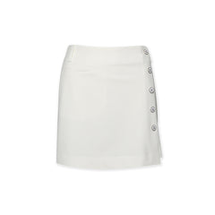 MCKAYSON SS22 WOMEN BUTTON POINT SKIRT WHITE