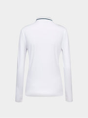 W.ANGLE Women's TO Knit Hybrid Polo Shirt L