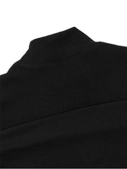 W.ANGLE Women's To Ribbed Point Mock Neck T-shirt