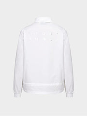 W.ANGLE Women's TO Loose Fit Woven Polo Shirt L