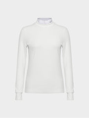 W.ANGLE Women's CO Double-Early Turtleneck T-Shirt