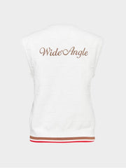 W.ANGLE Women's CO Full-Panel Pattern Round Vest