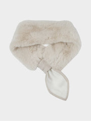 W.ANGLE Women's CO Knit Fur Neck Warmer