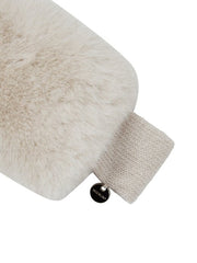 W.ANGLE Women's CO Knit Fur Neck Warmer