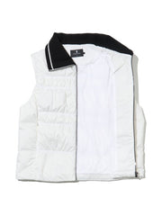 W.ANGLE Women's TO Shirring Point Polo Down Vest