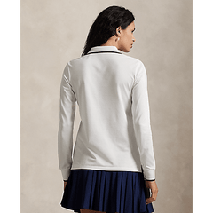 Ralph Lauren RLX Women Long-sleeve Tour Pique Val Novelty Bear Polo