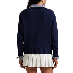 Ralph Lauren RLX Women Polo Bear Crewneck Sweater