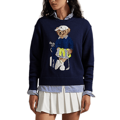 Ralph Lauren RLX Women Polo Bear Crewneck Sweater