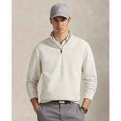 Ralph Lauren RLX Men Quilted Double-Knit Mockneck Sweatshirt