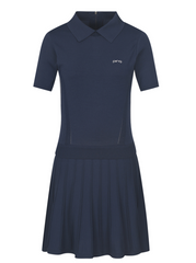 PING KOREA 23SS WOMENLINE COLOR KNIT ONE PIECE NAVY