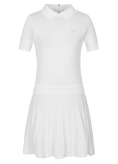 PING KOREA 23SS WOMENLINE COLOR KNIT ONE PIECE WHITE