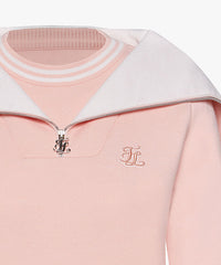 FAIRLIAR FW22 WINDBLOCK SHAWL COLLAR ZIPUP KNIT