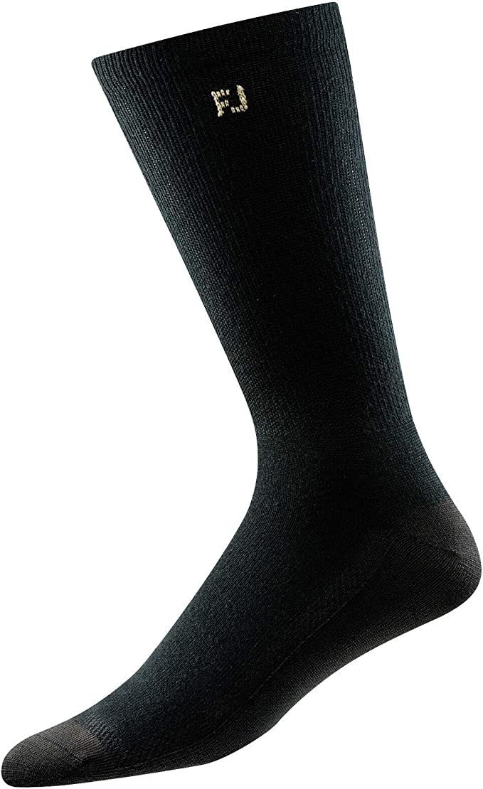 FOOTJOY MEN PRODRY LIGHTWEIGHT CREW SOCKS BLACK