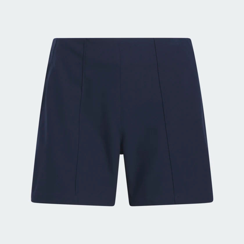 ADIDAS 23SS WOMEN'S PINTUCK 5-INCH PULL-ON GOLF SHORTS NAVY