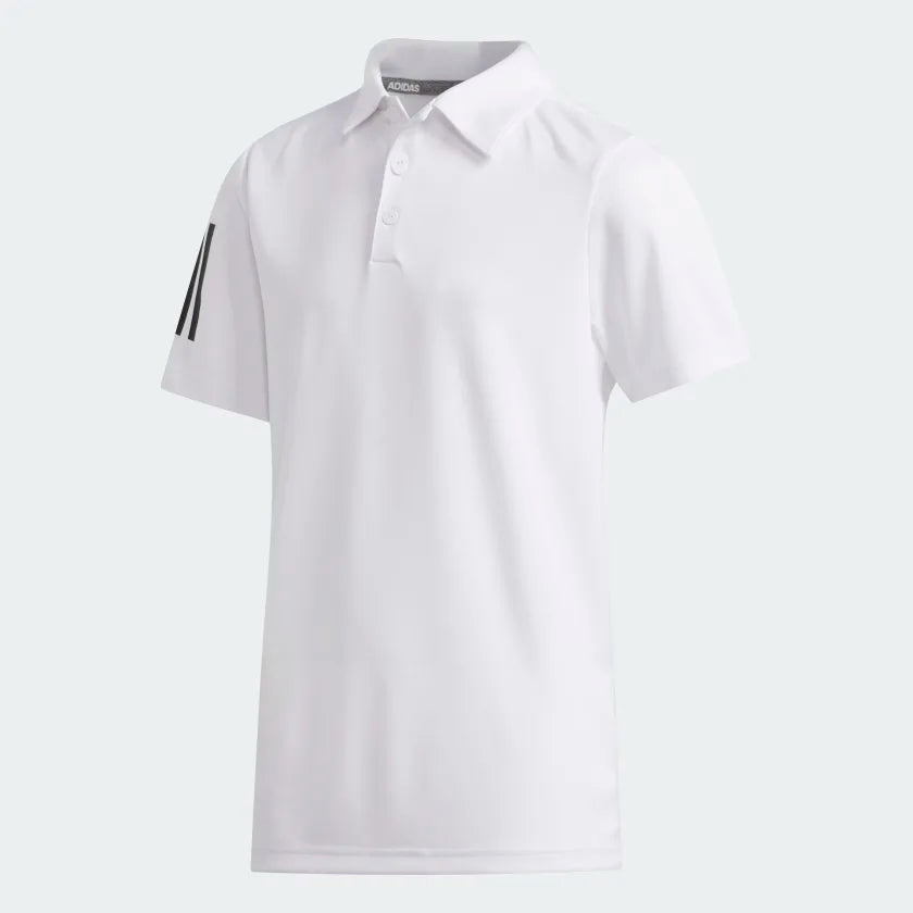 ADIDAS 23SS JUNIOR 3-STRIPES POLO SHIRT WHITE