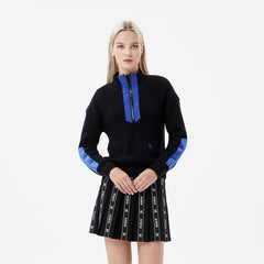 ANEW FW22 W TAPE LOGO POINT PLEATS SQ