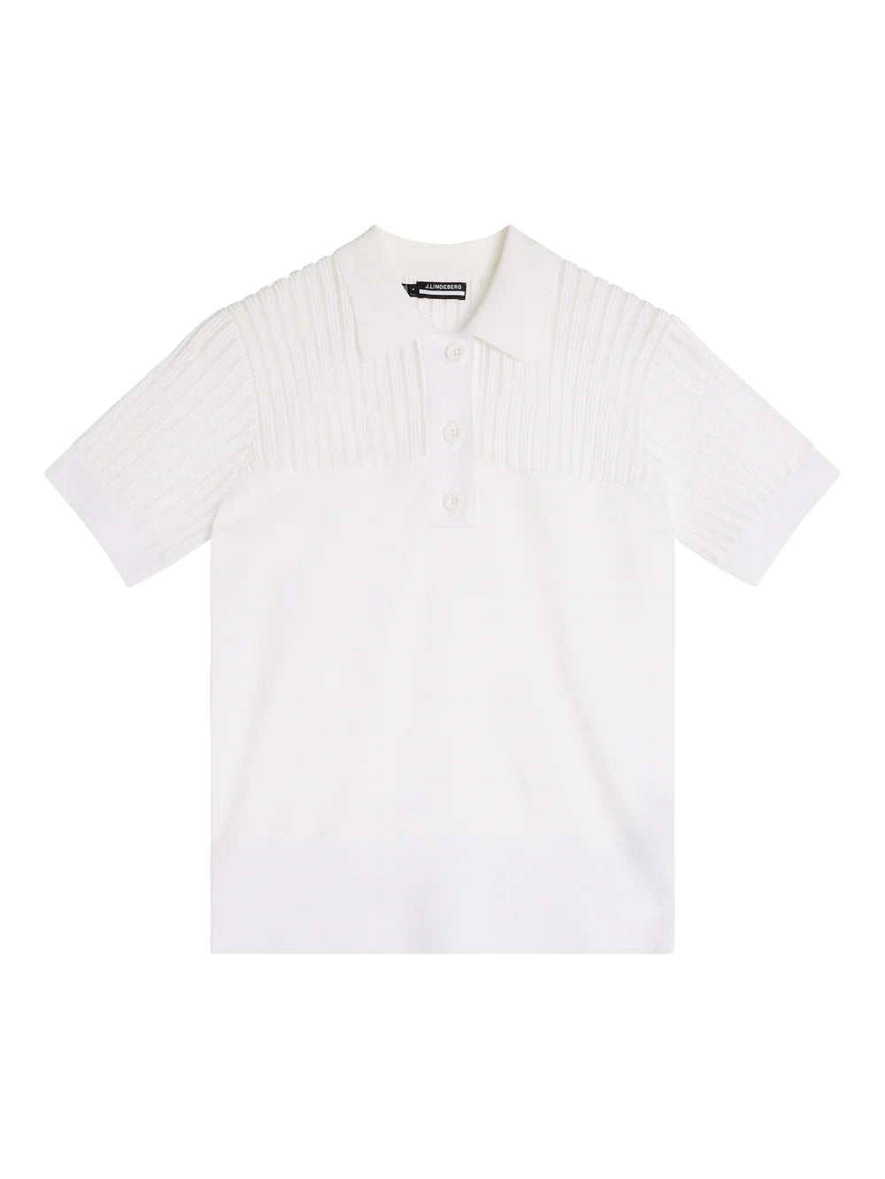 J.LINDEBERG 23SS WOMEN ZETA KNITTED SHIRT WHITE