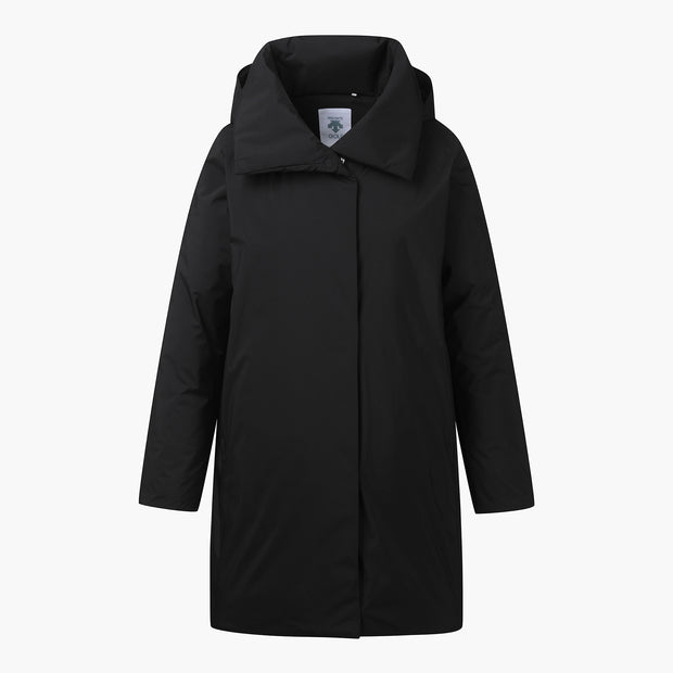 DESCENTE FW22 WOMEN HOODED COAT DOWN OUTER BLACK