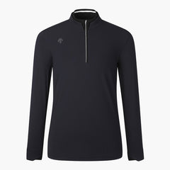 DESCENTE 23SS MEN S-PRO POLO LONG SLEEVE SHIRT BLACK