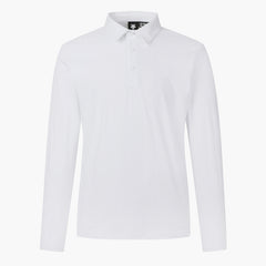DESCENTE 23SS MEN S-PRO POLO LONG SLEEVE SHIRT WHITE