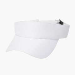 DESCENTE 23SS UNISEX SUPER SOLID SUNVISOR WHITE