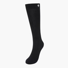 DESCENTE WOMEN BASIC KNEE SOCKS BLACK