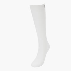 DESCENTE WOMEN BASIC KNEE SOCKS WHITE
