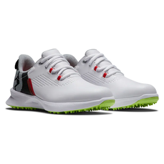 FOOTJOY JUNIOR'S FUEL SHOES White Black Lime