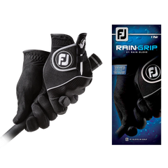 FOOTJOY WOMEN'S RAINGRIP GLOVES PAIR BLACK