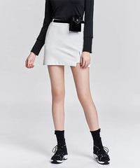 FAIRLIAR WOMEN SPLIT BEADED SKIRT