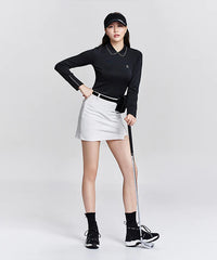 FAIRLIAR WOMEN SPLIT BEADED SKIRT