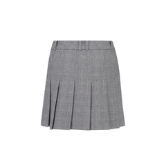 ANEW 22FW WOMEN CHECK PATTERN SKIRT