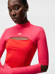 J.LINDEBERG 23SS WOMEN DANIELLE TOP AZALEA