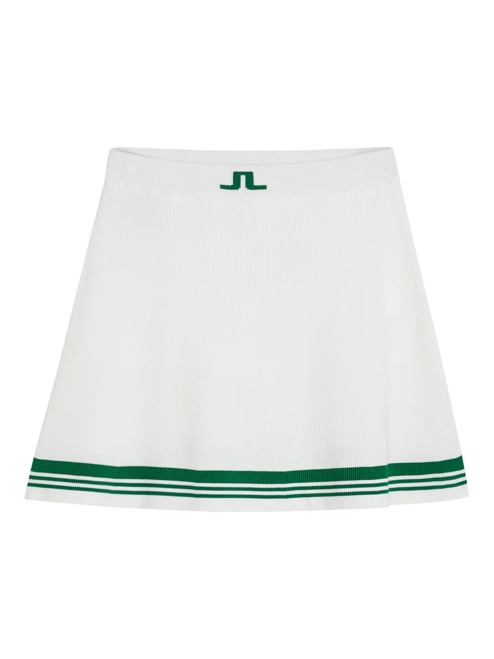 J.LINDEBERG 23SS WOMEN FRIDA STRIPE KNITTED SKIRT WHITE