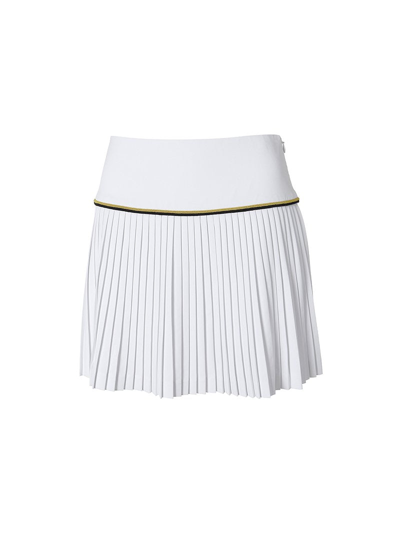 W.ANGLE FW22 WOMEN WG PLEATED CULOTTES OFF WHITE
