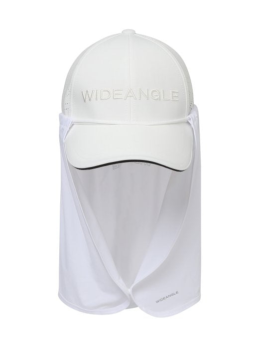 W.ANGLE COOL TOUCH SUN COVER LONG VERSION ONE SIZE WHITE