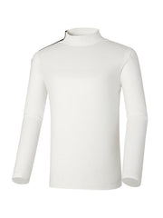 W.ANGLE FW22 MEN HIGH NECK T-SHIRT OFF WHITE