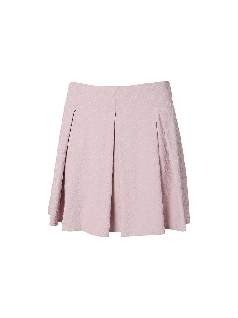 W.ANGLE FW22 WOMEN MONOGRAM FLARE CULOTTES INDIAN PINK
