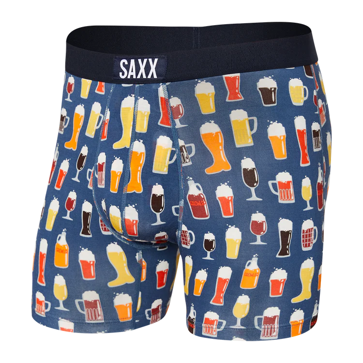 SAXX VIBE SUPER SOFT BOXER BRIEF Denim Pitcher Perfect