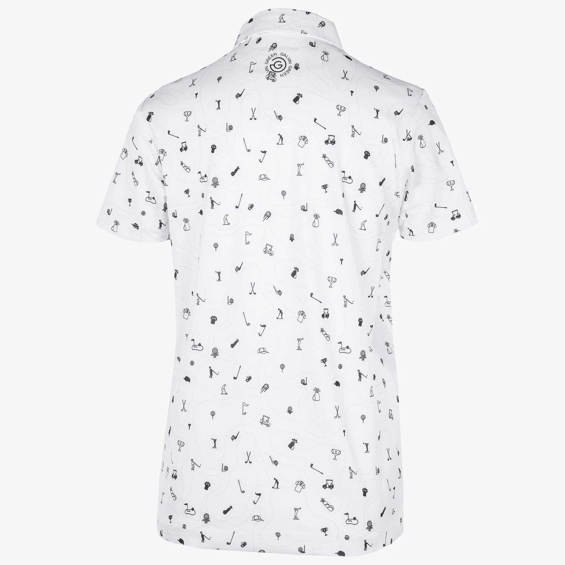 GALVIN GREEN Junior Rowan Breathable Short Sleeve Golf Shirt