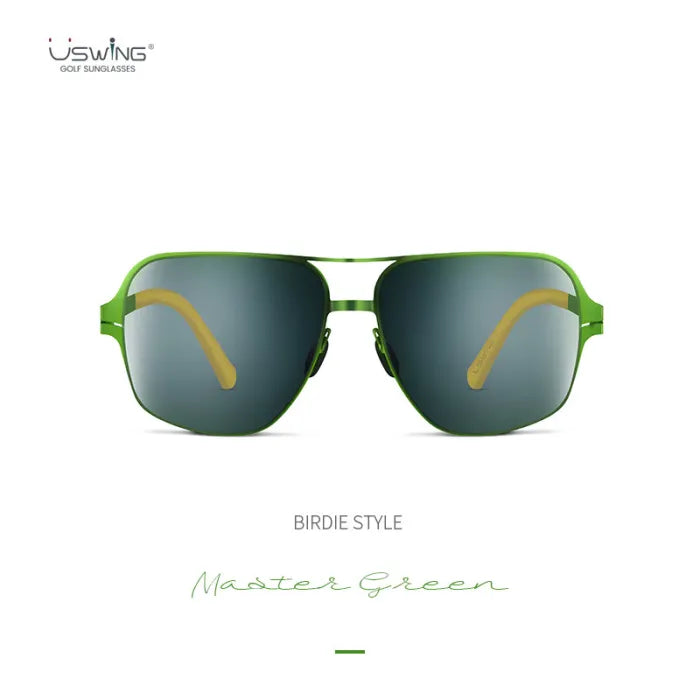 USWING BIRDIE 003 SUNGLASSES BLACK/GREEN Green