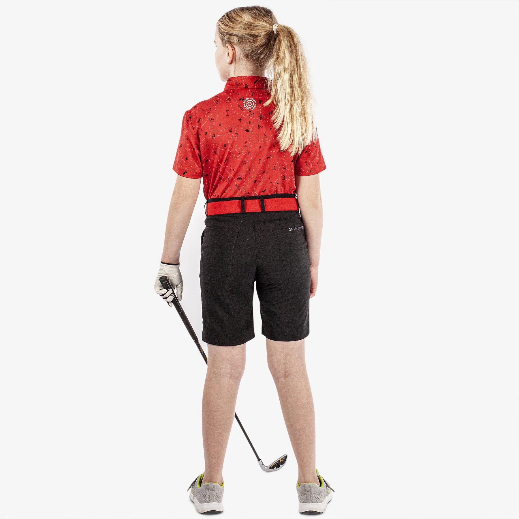 GALVIN GREEN Junior Rowan Breathable Short Sleeve Golf Shirt