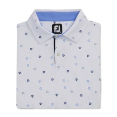 FOOTJOY S23 MEN'S PARACHUTE PRINT LISLE SELF COLLAR SHIRT