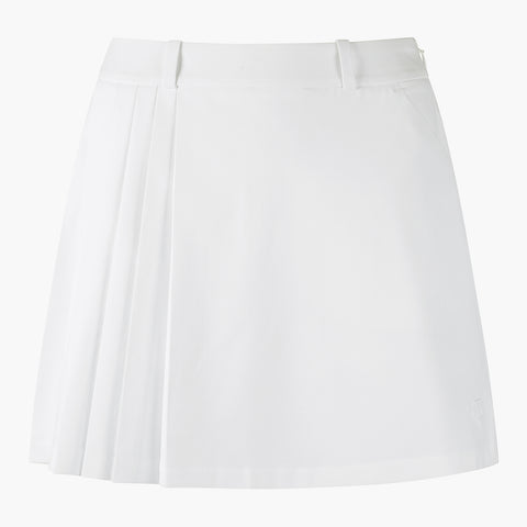 DESCENTE 23SS WOMEN MIX PLEATED SKIRT OFF-WHITE