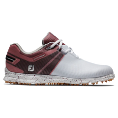 FOOTJOY WOMEN'S PRO SL SPORT SHOES White Burgundy Medium