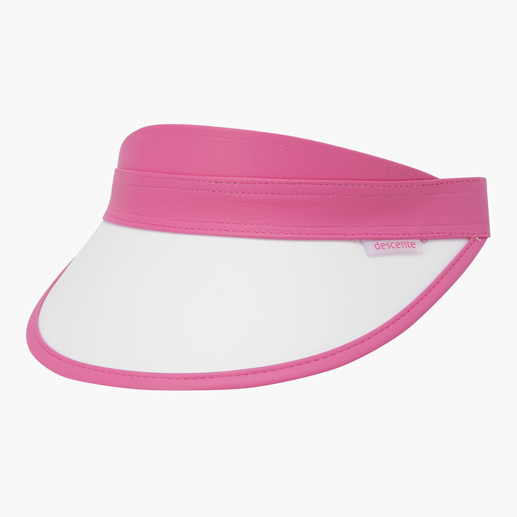 DESCENTE 23SS WOMEN TRANSPARENT FRAME SUN VISOR PINK