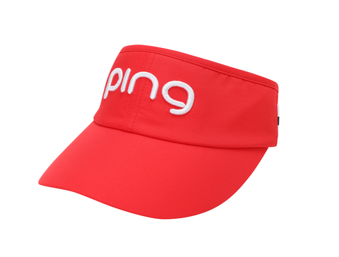 PING KOREA Women's tape decoration wide brim sun visor - Par-Tee Golf