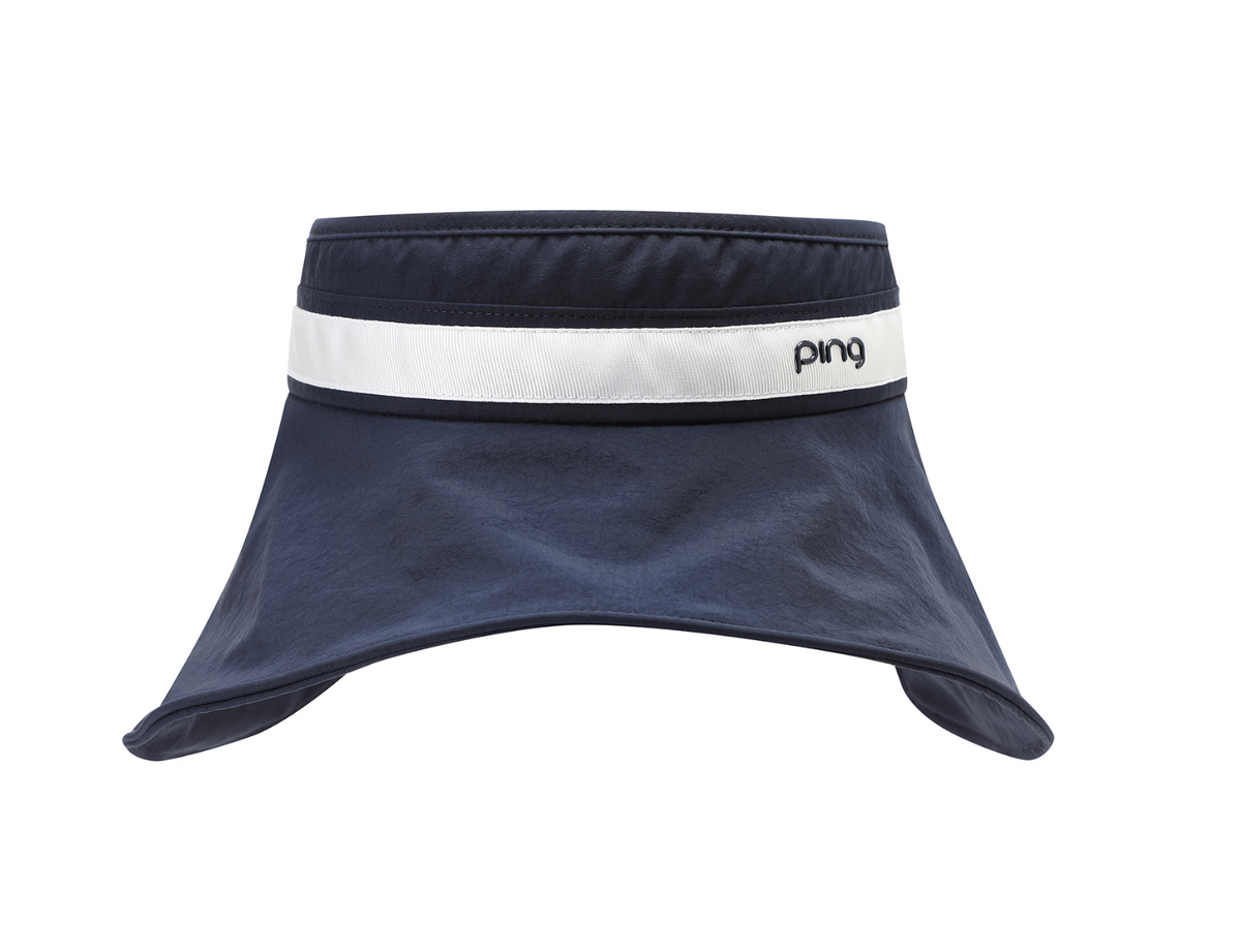 PING KOREA Women's Modified Wide Brim Sun Visor NAVY